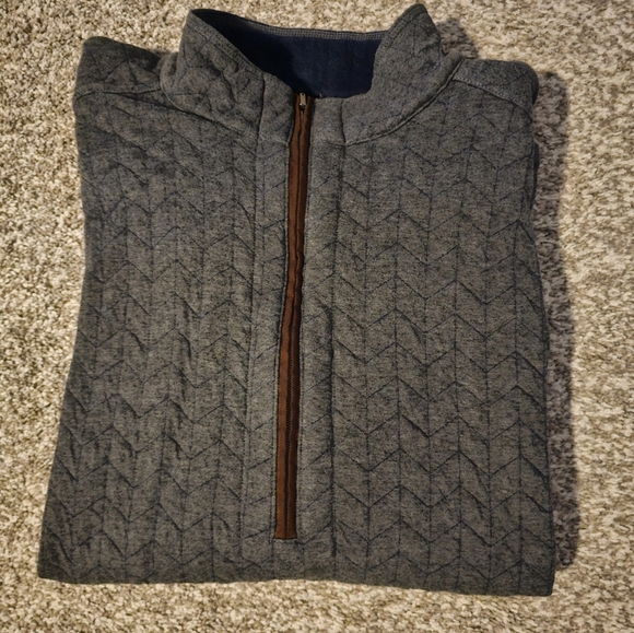 Tommy Bahama Men's Quilted Pullover sz large - Picture 1 of 4